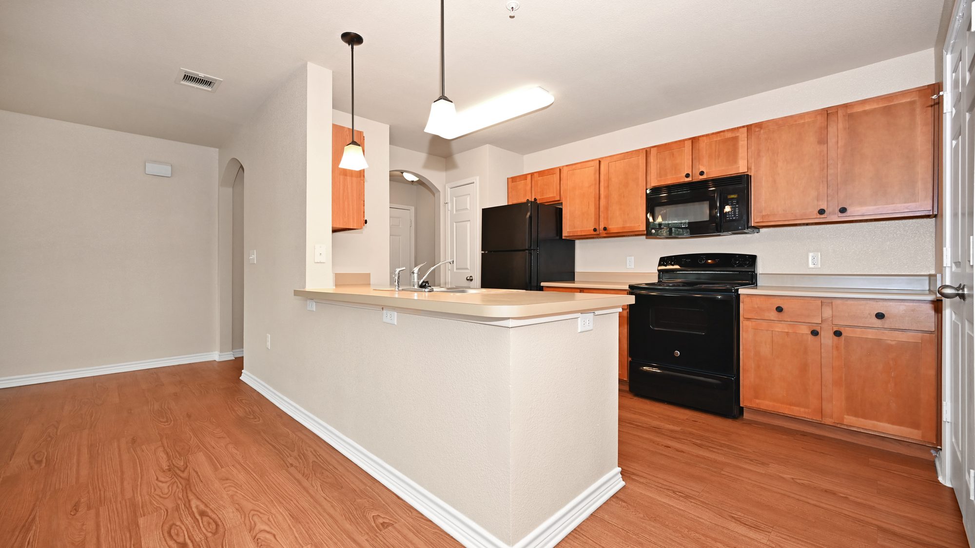 El Campo Village apartment kitchen